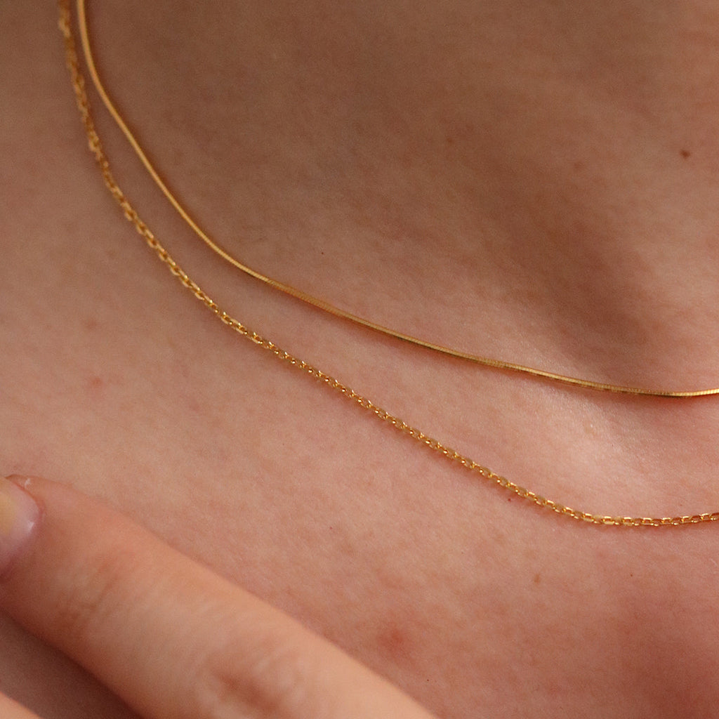 Double layered necklace-1