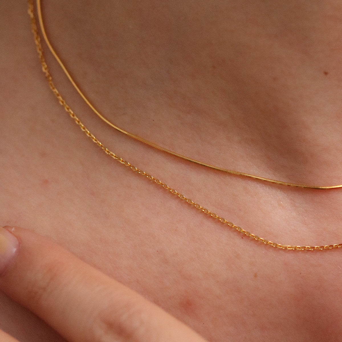 Double layered necklace-1