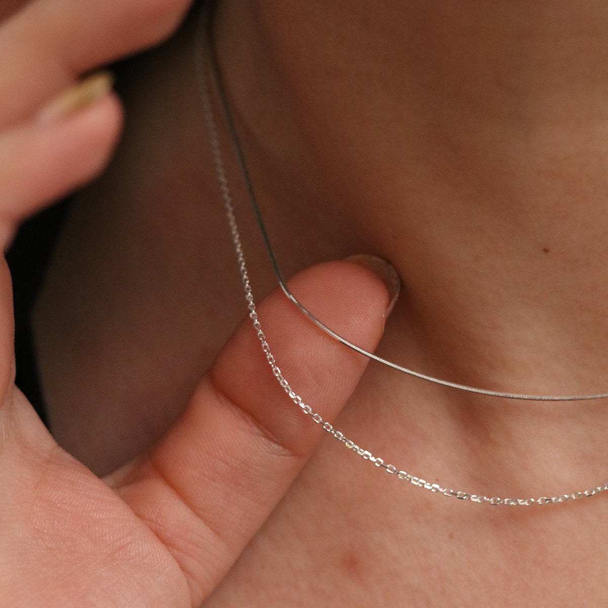 Double layered necklace-2