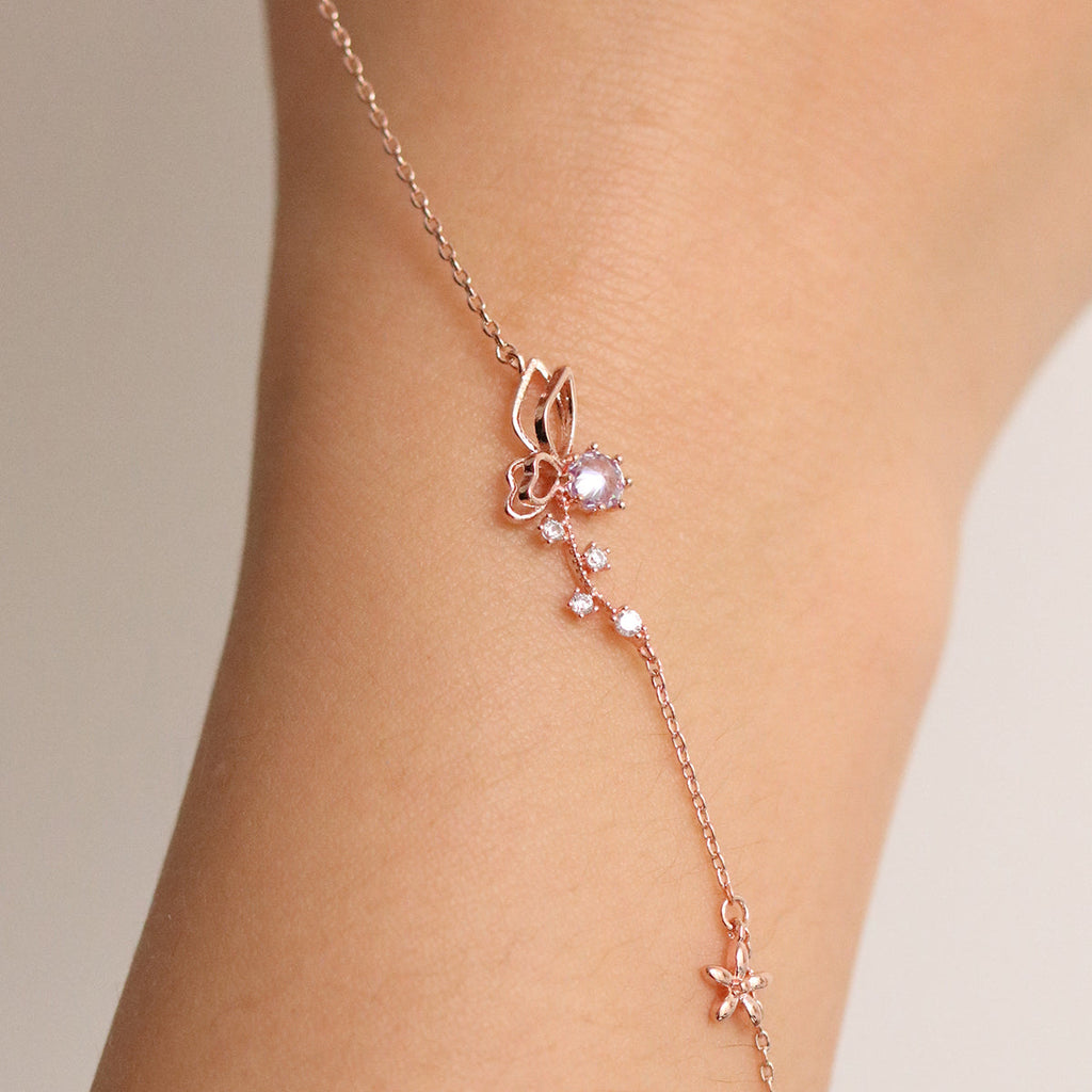 Butterfly cubic bracelet-3
