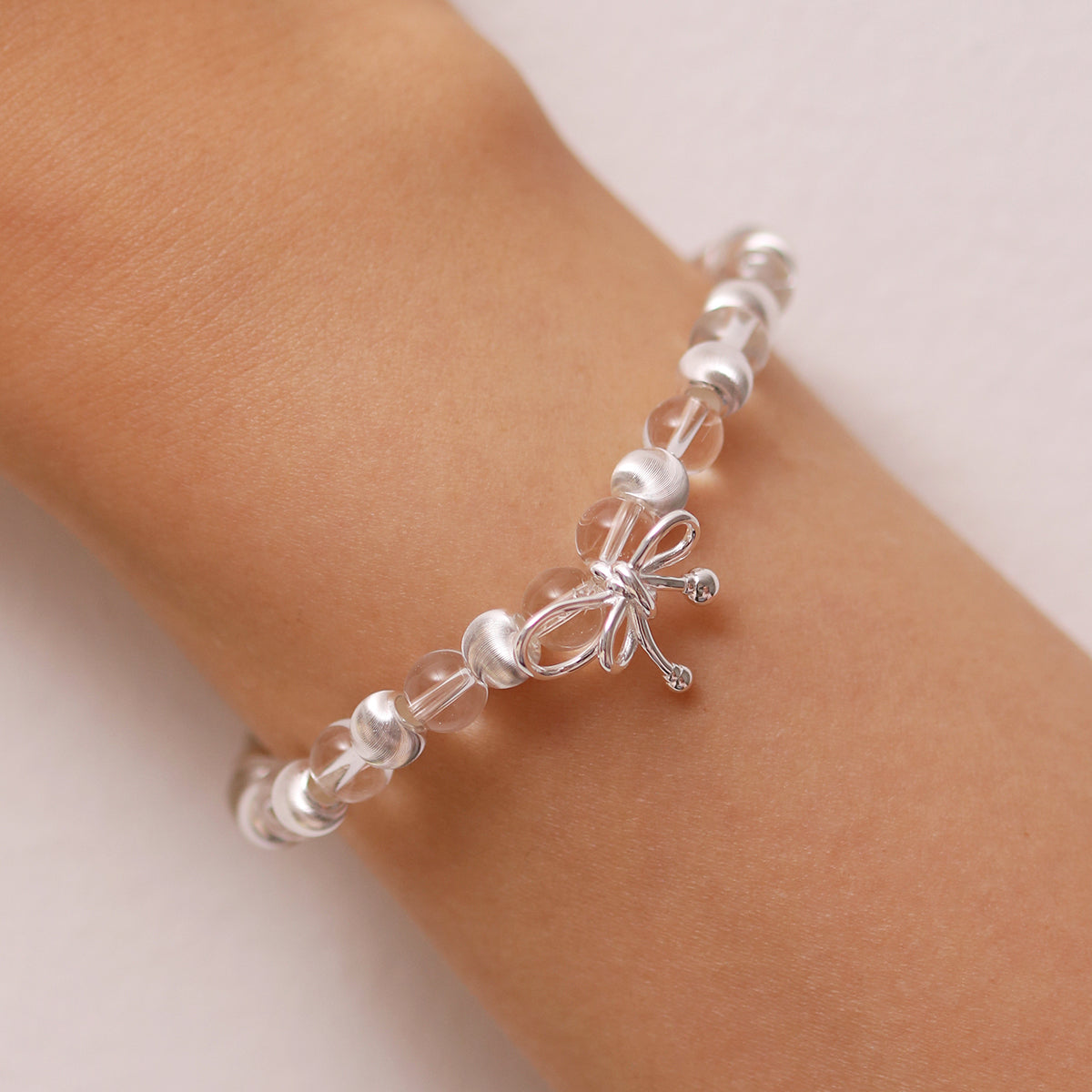 Beaded Bow Bracelet-0