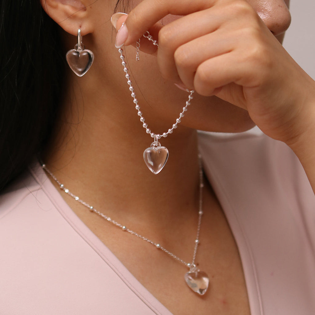 Heart Pendant Bracelet-3