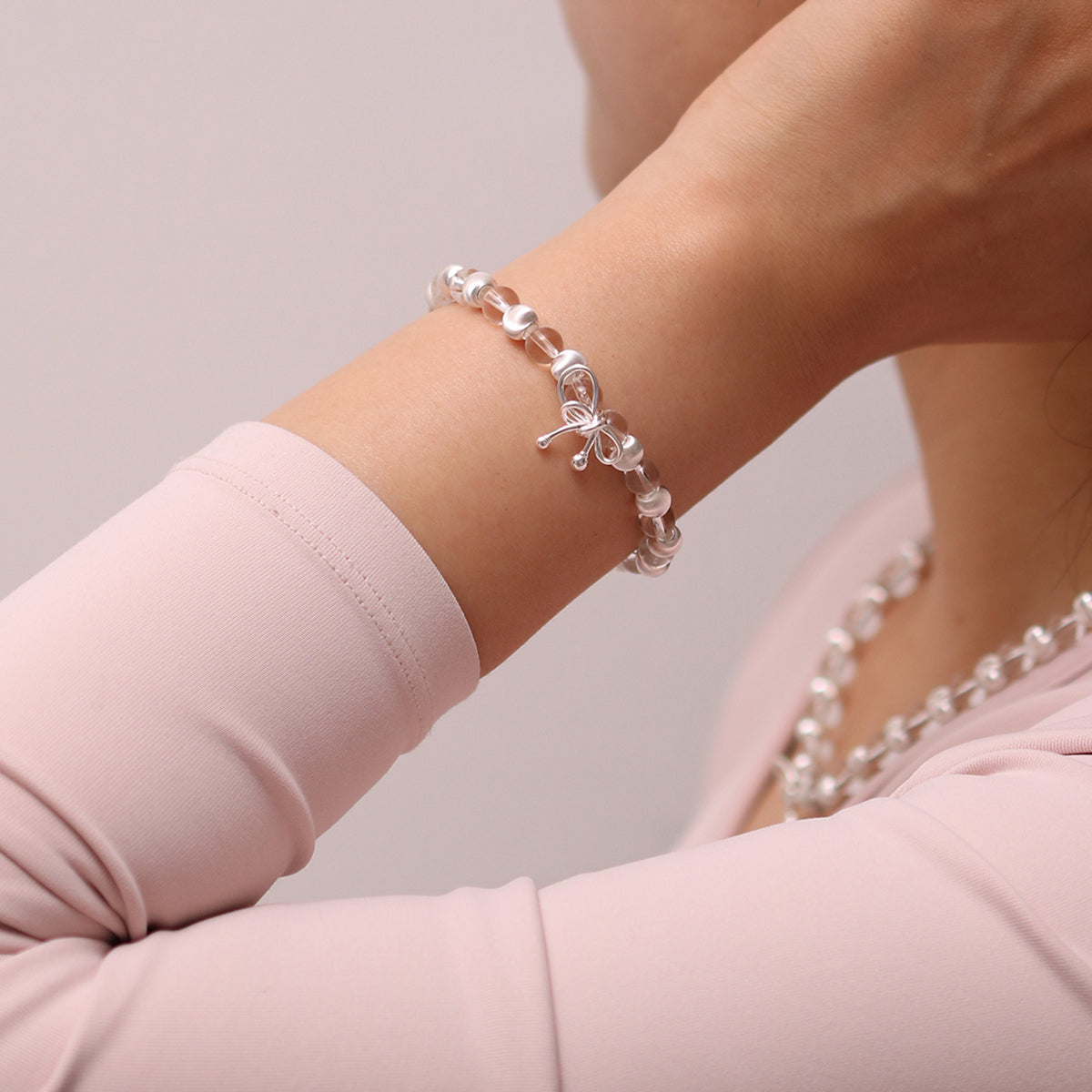 Beaded Bow Bracelet-1