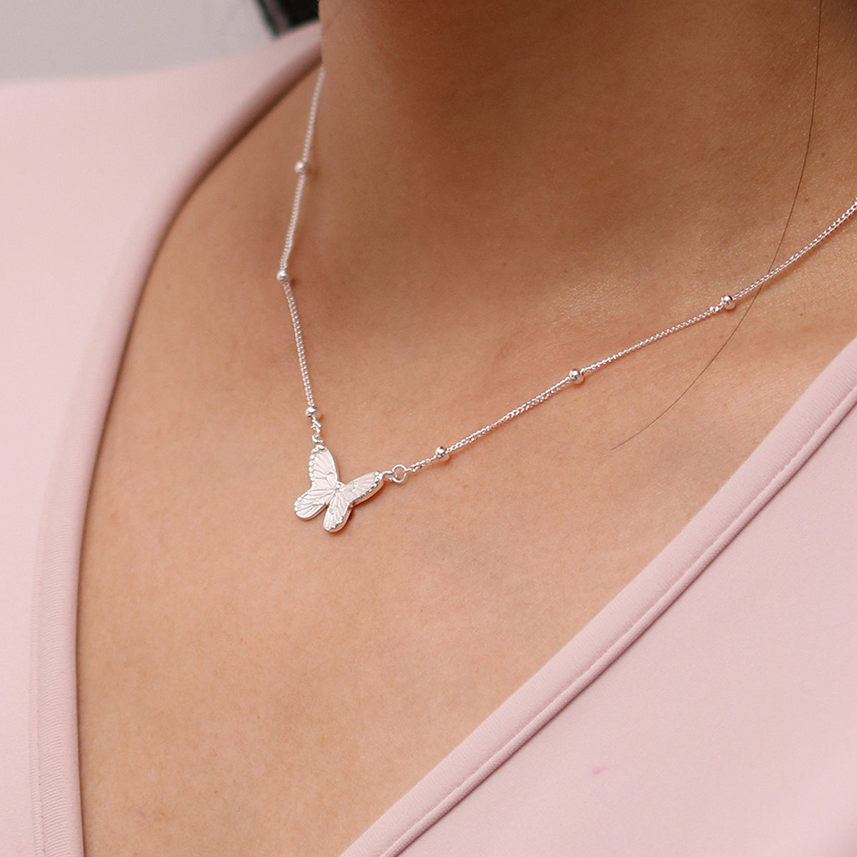 Butterfly necklace-2