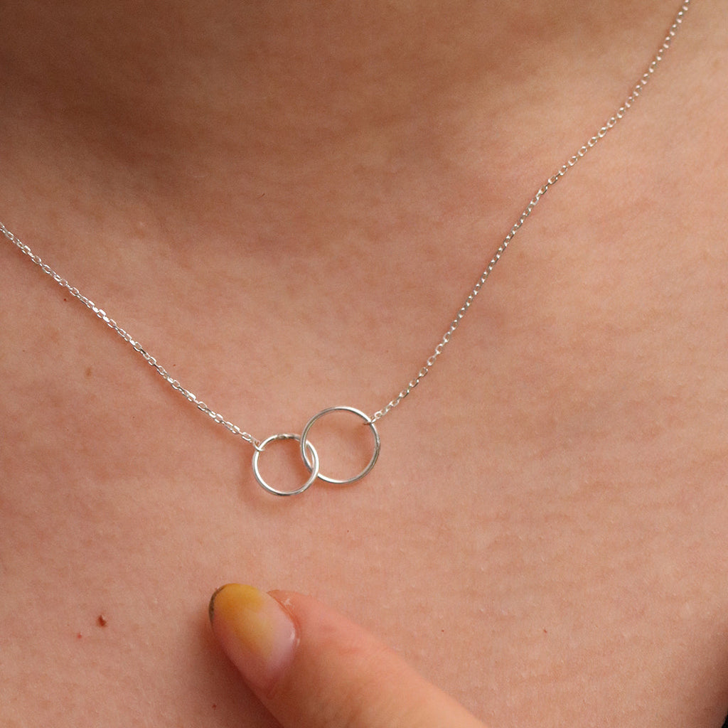 Double circles necklace-3