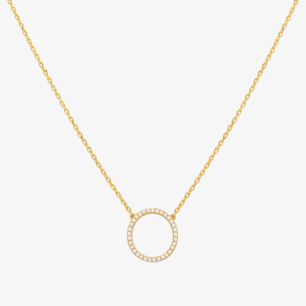 Cubic circle necklace-0