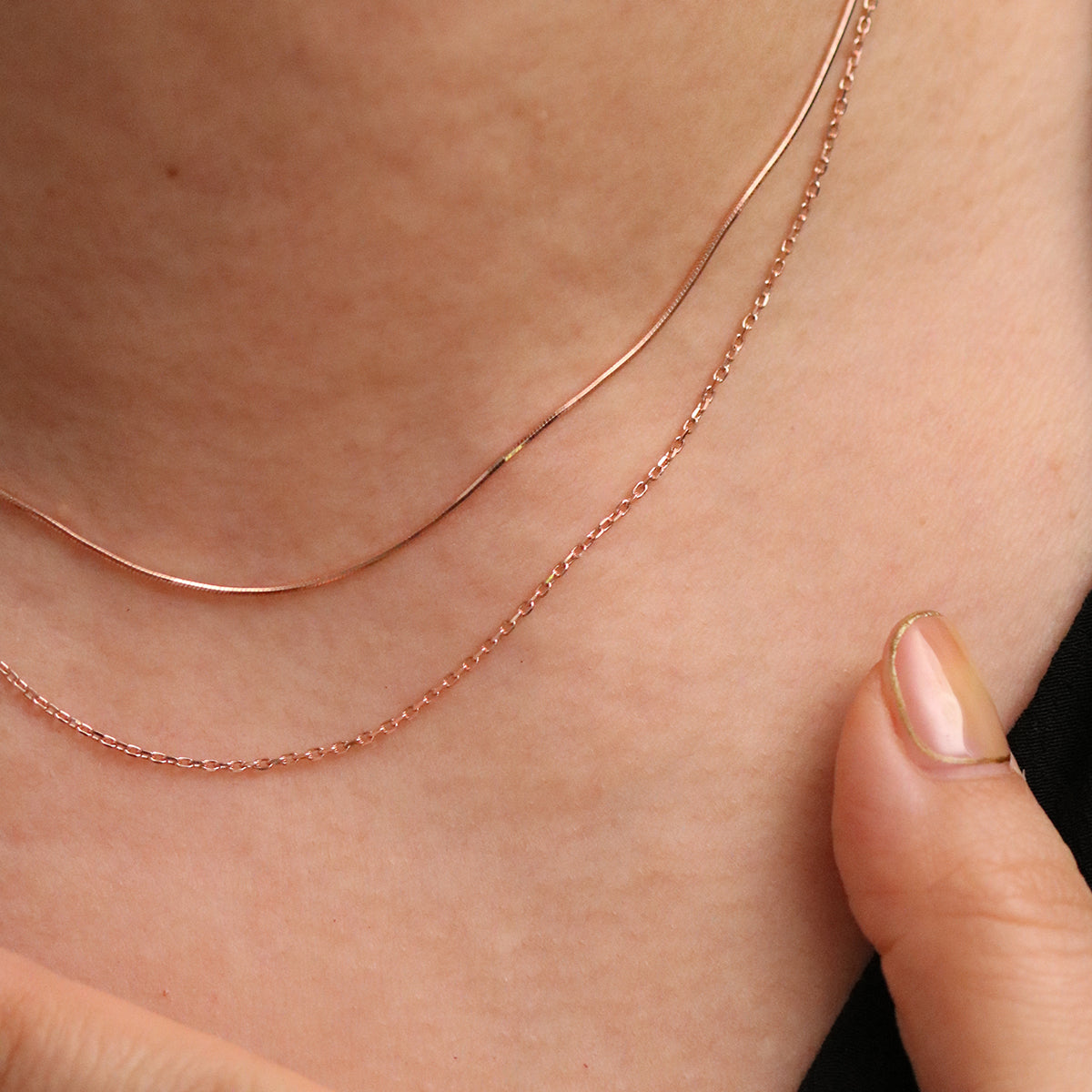 Double layered necklace-3