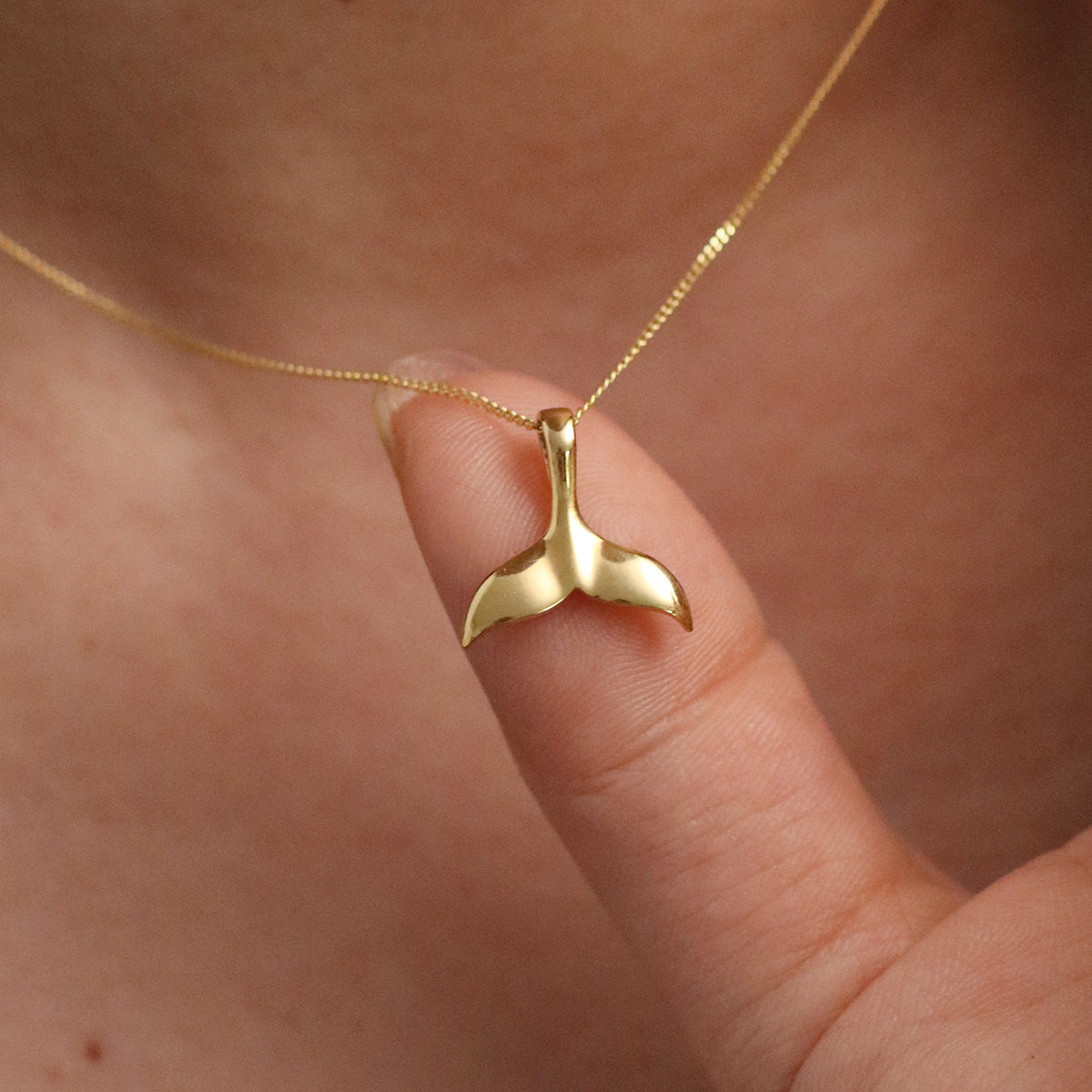 Dolphin tail necklace-2