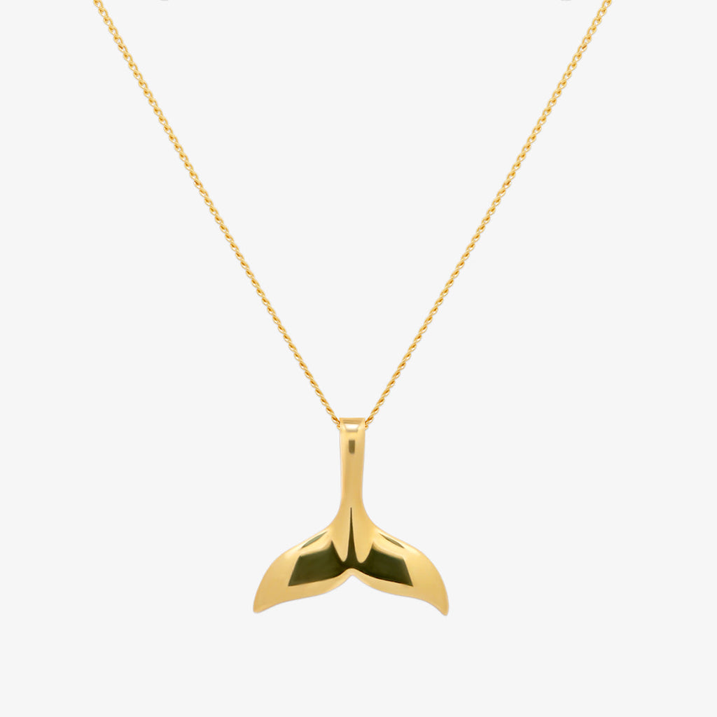 Dolphin tail necklace-0