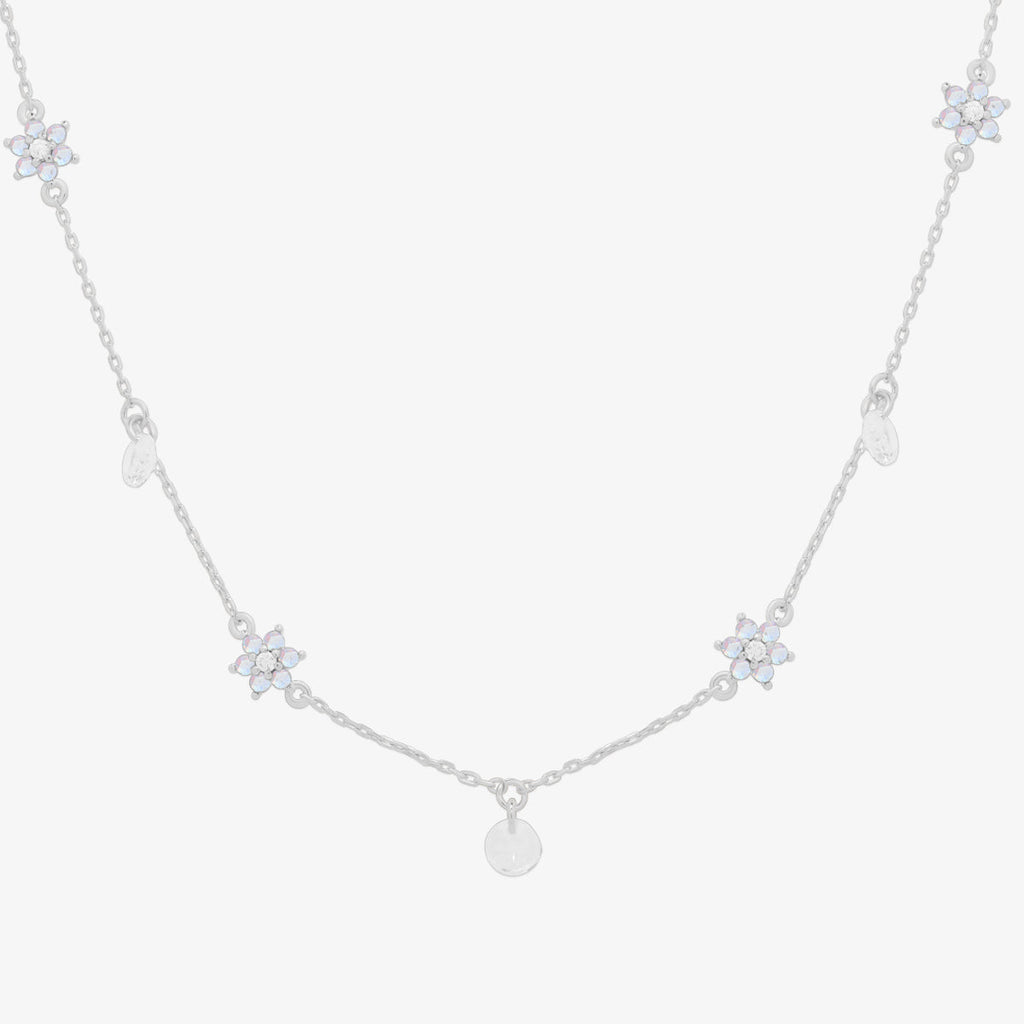 Daisy gemstone necklace-6