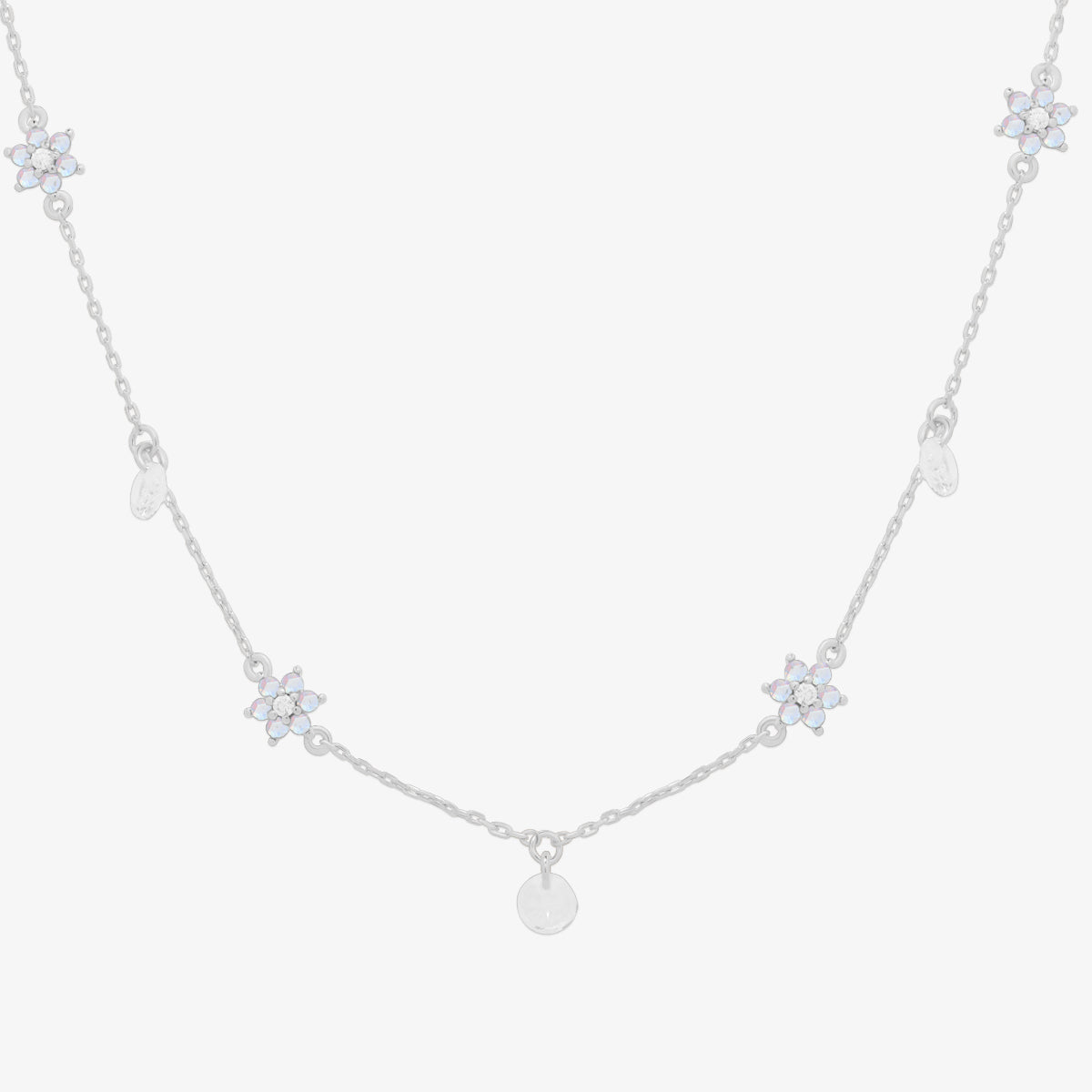 Daisy gemstone necklace-6