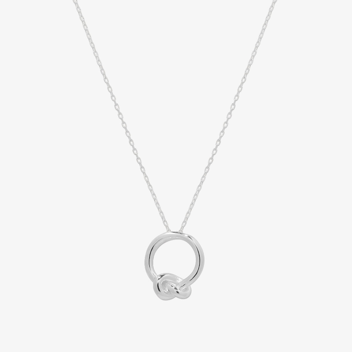 Knot pendant necklace-0