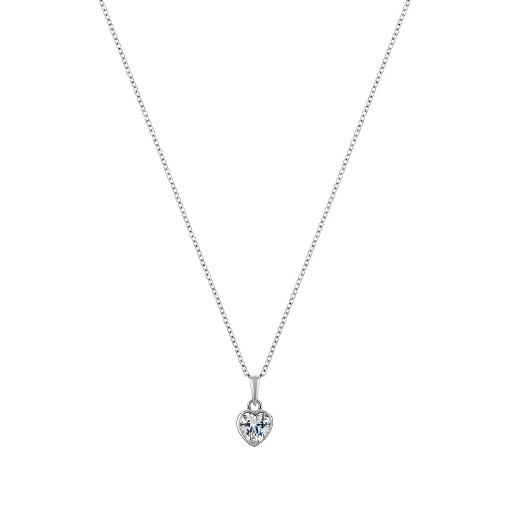 Pure Heart sterling silver necklace-0
