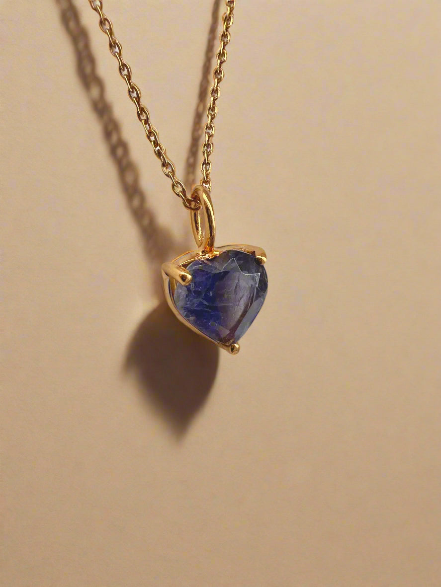 September Birthstone Chain Necklace-3
