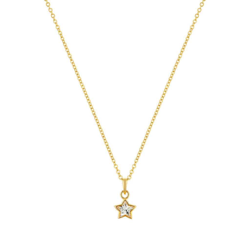 Divine Star Gold plated sterling silver Necklace-0