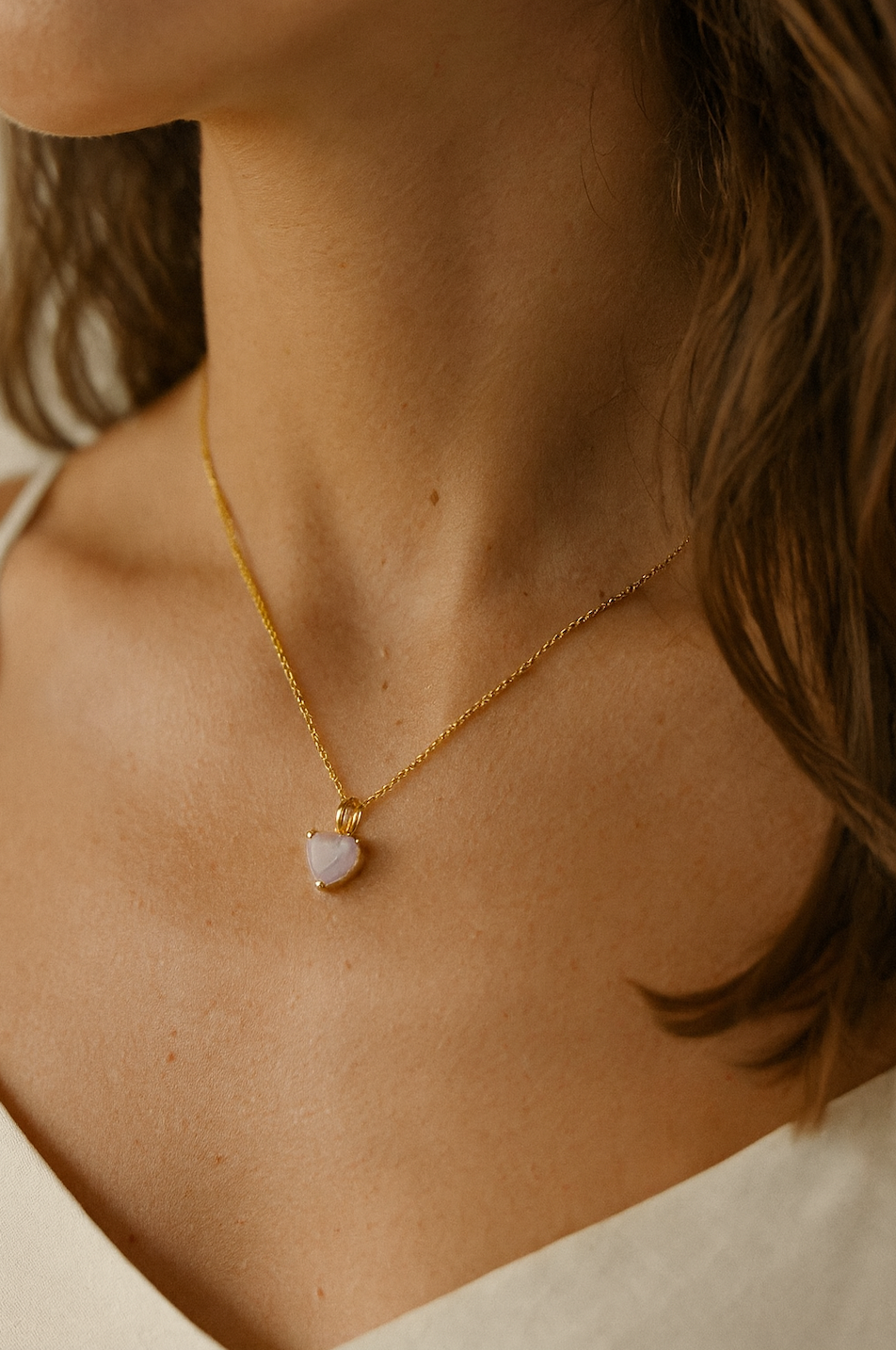 June Birthstone Chain Necklace-0