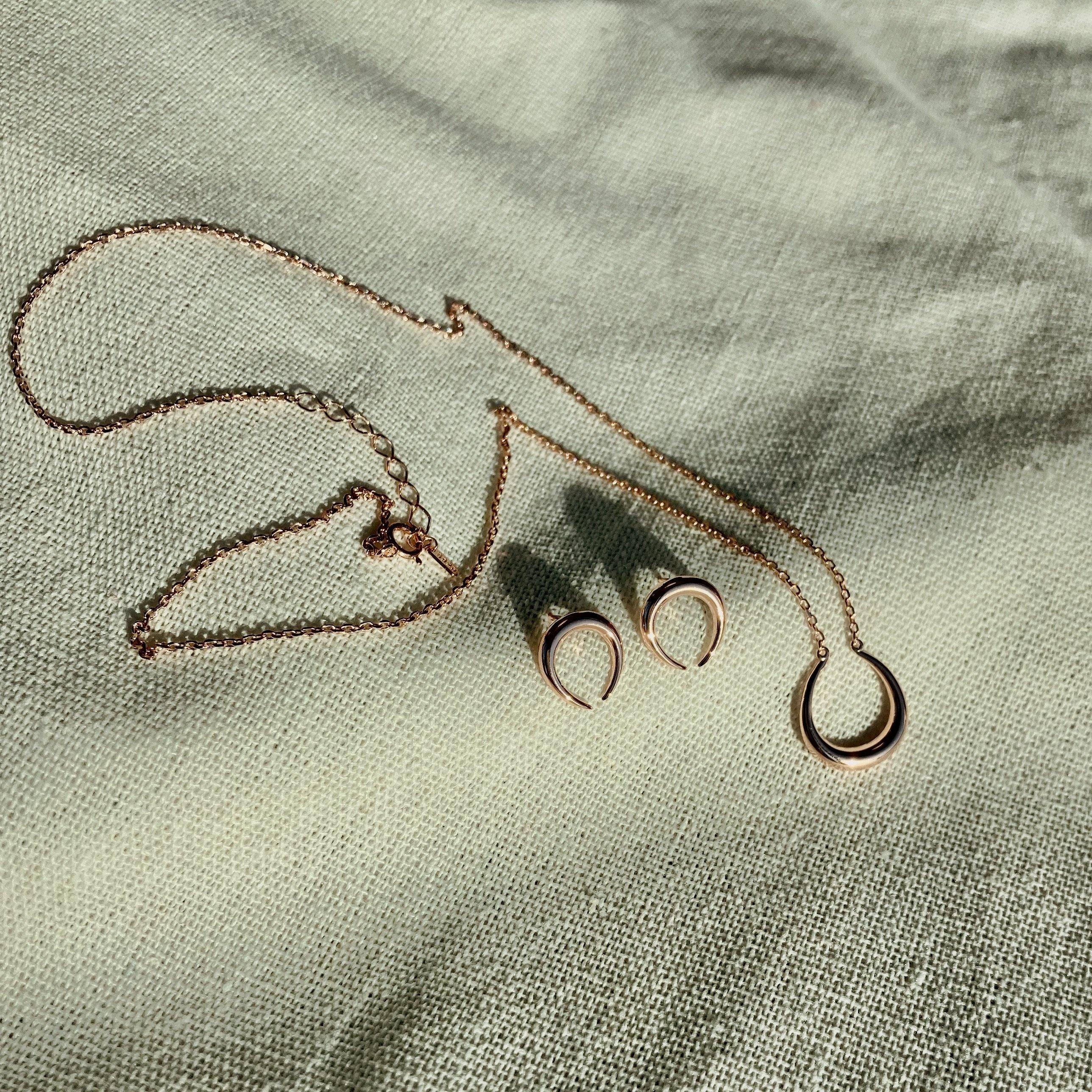 Horseshoe style necklace-3