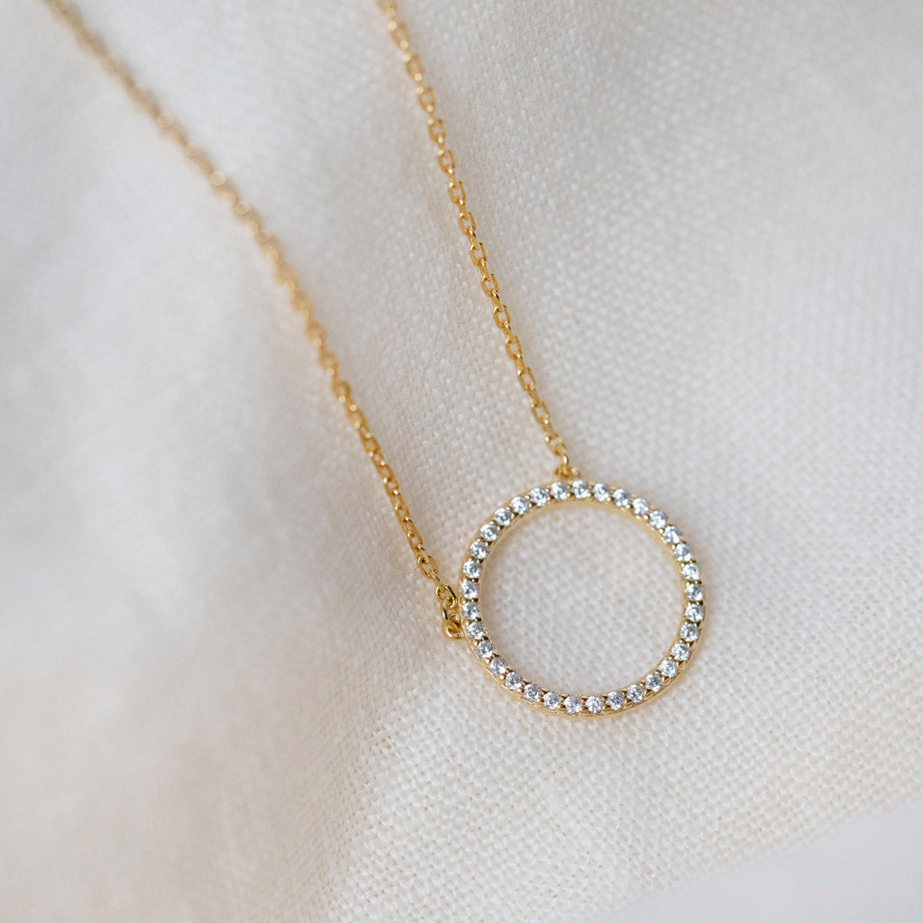 Cubic circle necklace-1