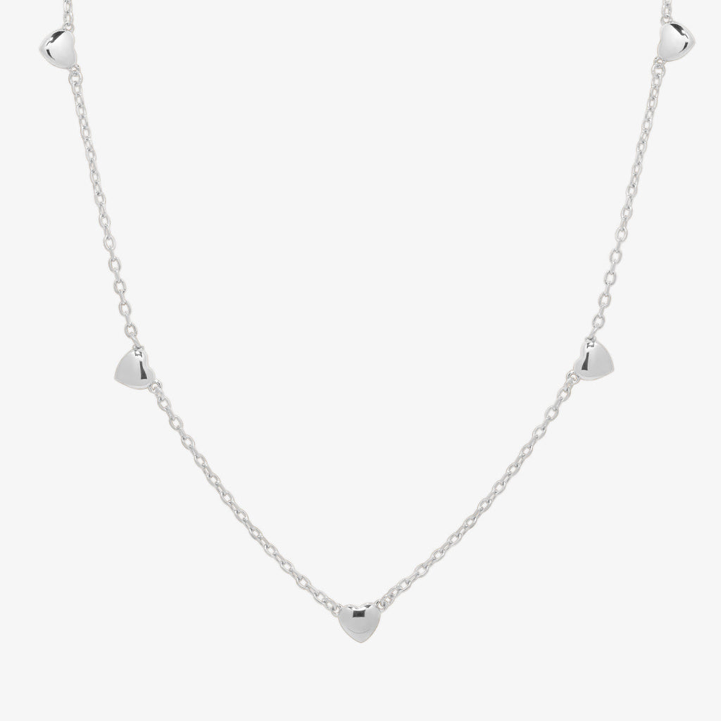 Hearts charm necklace-1