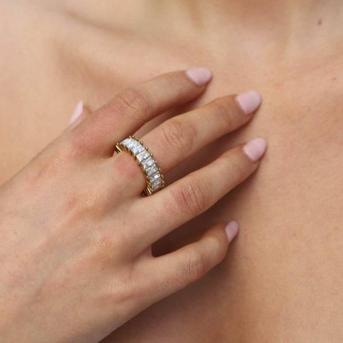 Pave Baguette Ring-2