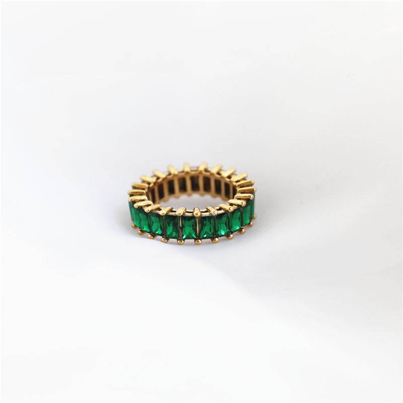 Pave Baguette Ring-5
